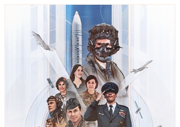 Air Force 75th Anniversary Commemorative Poster: Air Force Firsts