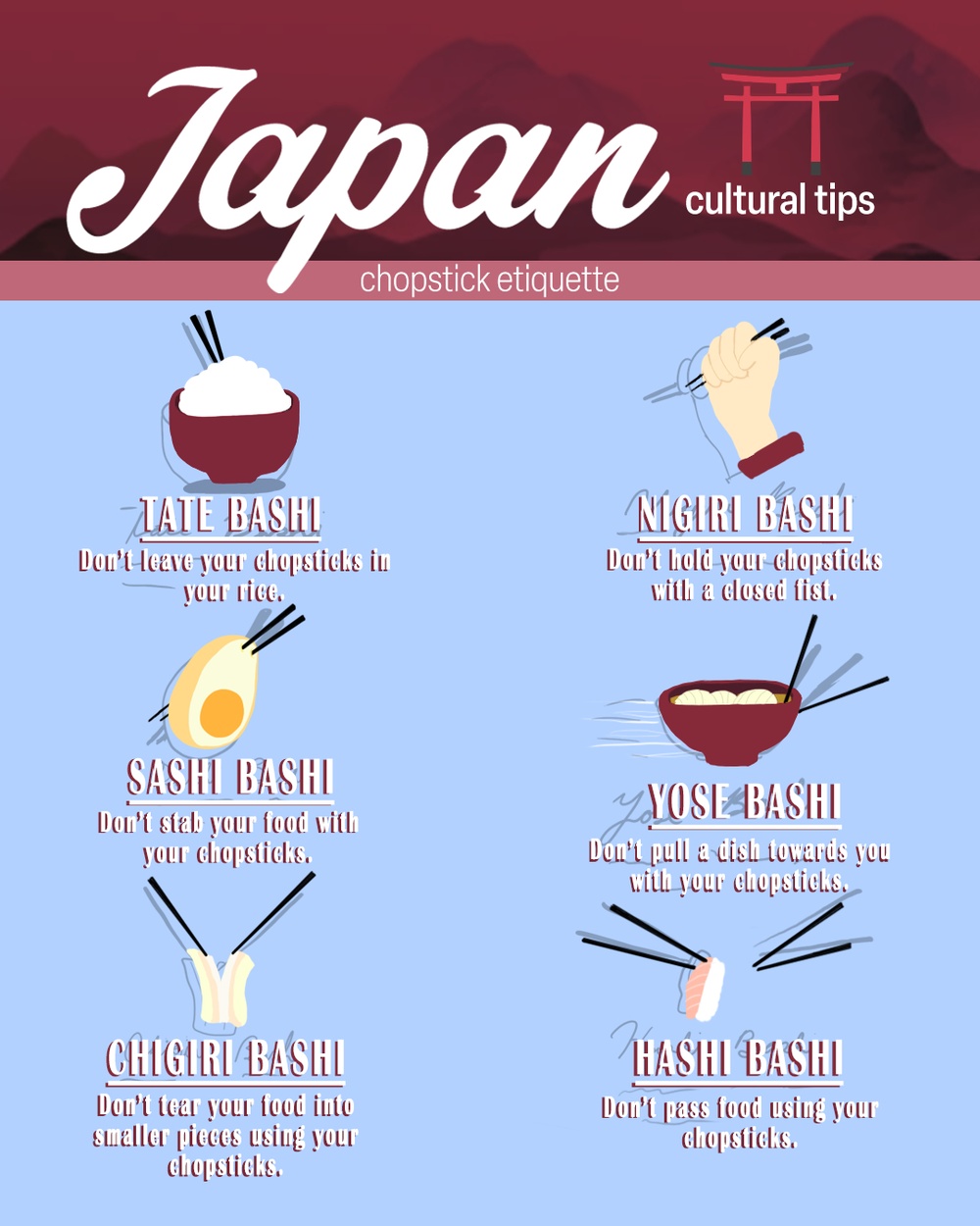 Japan cultural tips: Chopstick etiquette