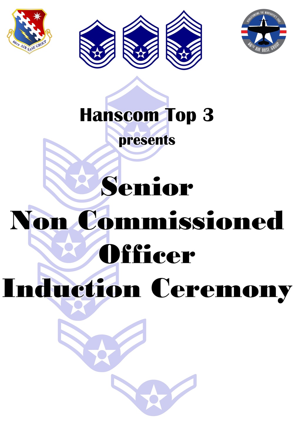 Hanscom AFB holding a ceremony to induct newest senior NCOs
