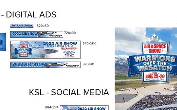 2022 Hill Air Show - digital ads and social media web banners