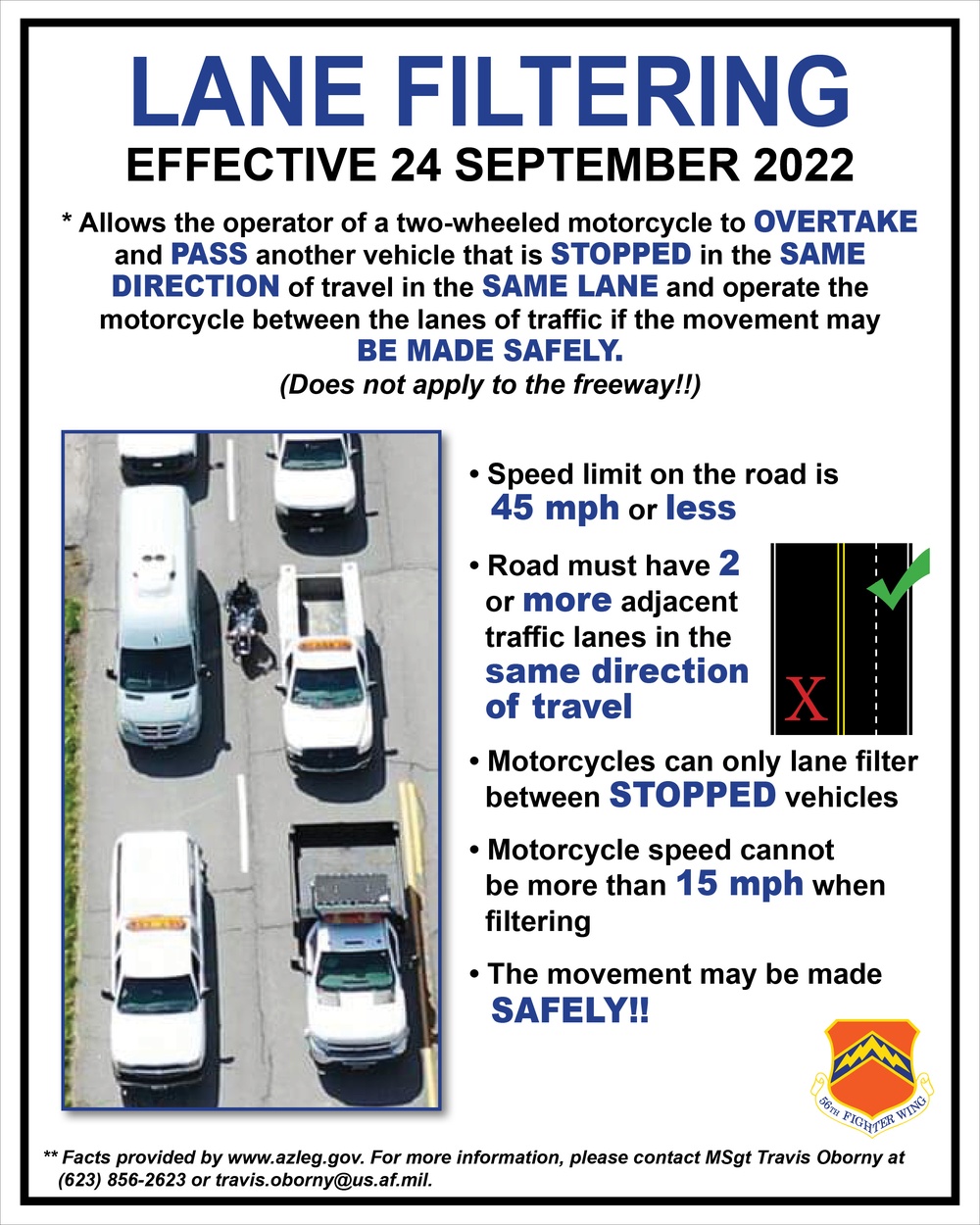 Lane Splitting Graphic