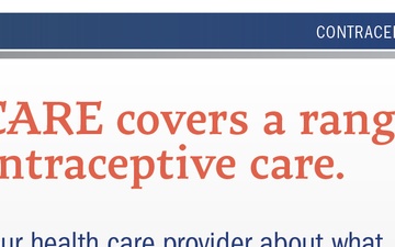 TRICARE covers a range of contraceptive care graphic