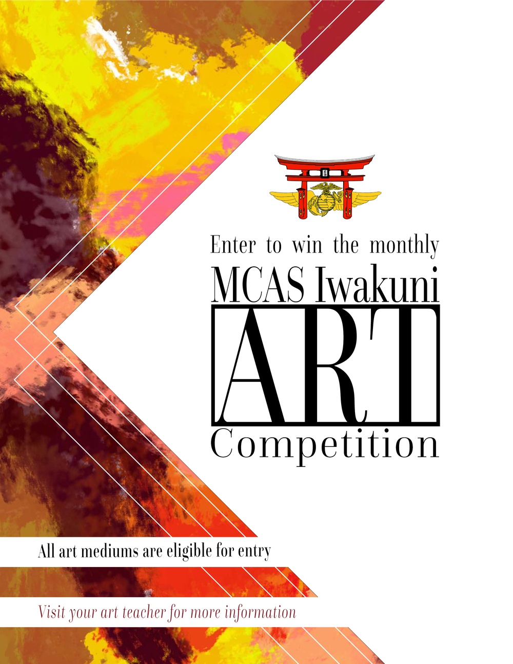MCAS Iwakuni Art Competition Flyer