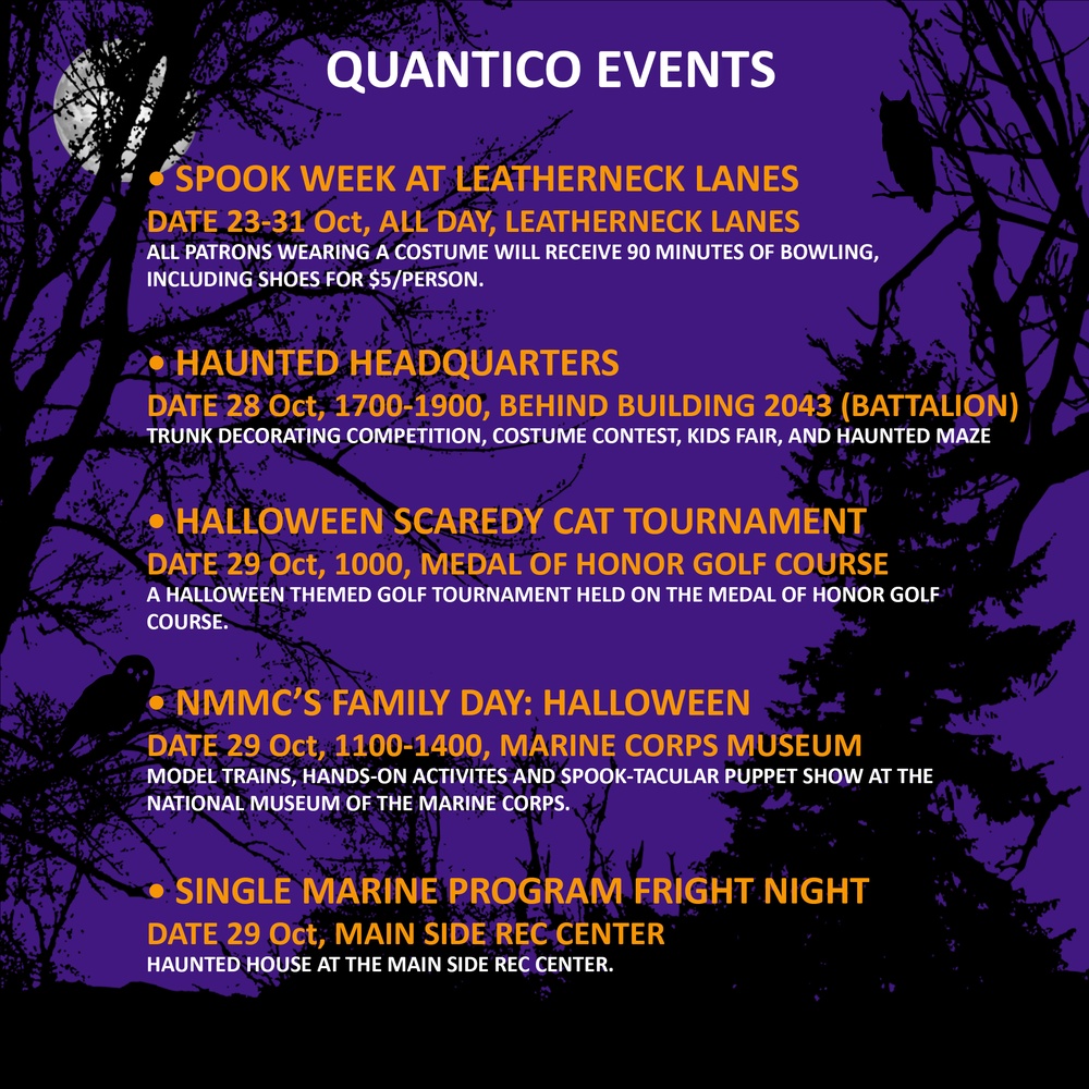 Halloween events on MCBQ
