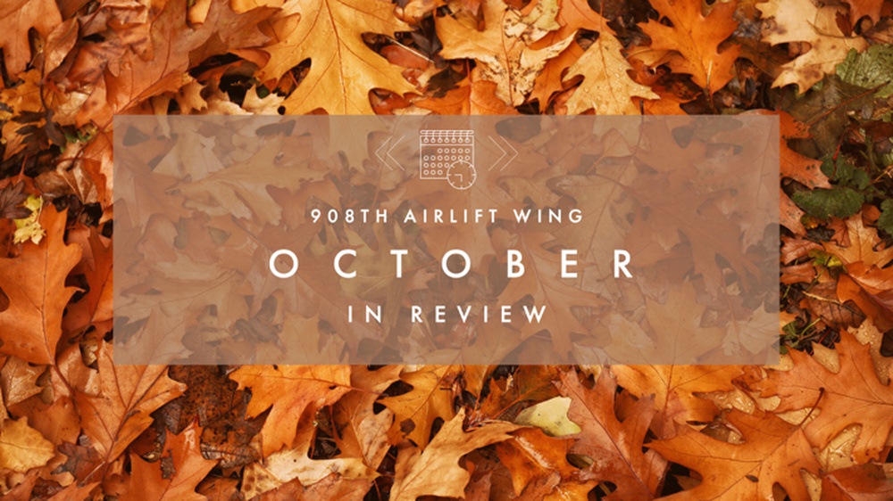 October in Review graphic