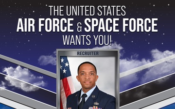 USAF and USAF Recruiting Poster