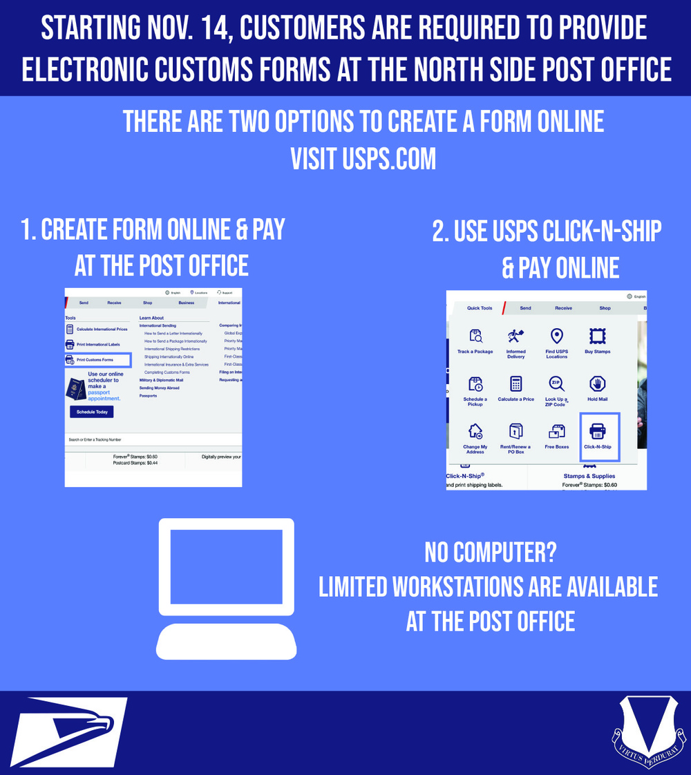 NSPO requires electronic customs forms