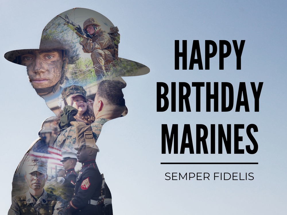 U.S. Marine Corps Birthday Graphic