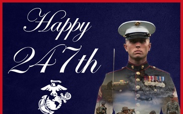 247th Marine Corps Birthday Graphic