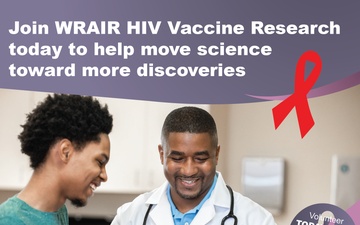 Walter Reed Army Institute of Research Clinical Trials Center HIV Vaccine Trail Flyers