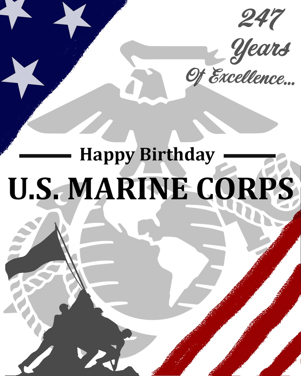 MCAS Iwakuni 2022 Birthday Graphic