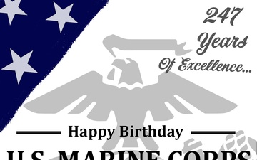 MCAS Iwakuni 2022 Birthday Graphic