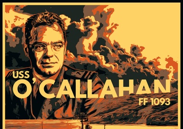 USS O' Callahan Chaplain Poster