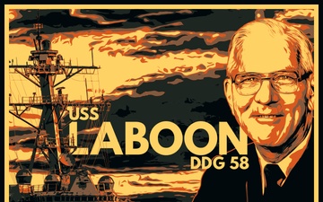 USS Laboon Chaplain Poster