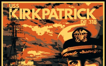 USS Kirkpatrick Chaplain Poster
