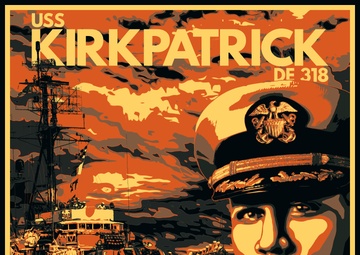 USS Kirkpatrick Chaplain Poster