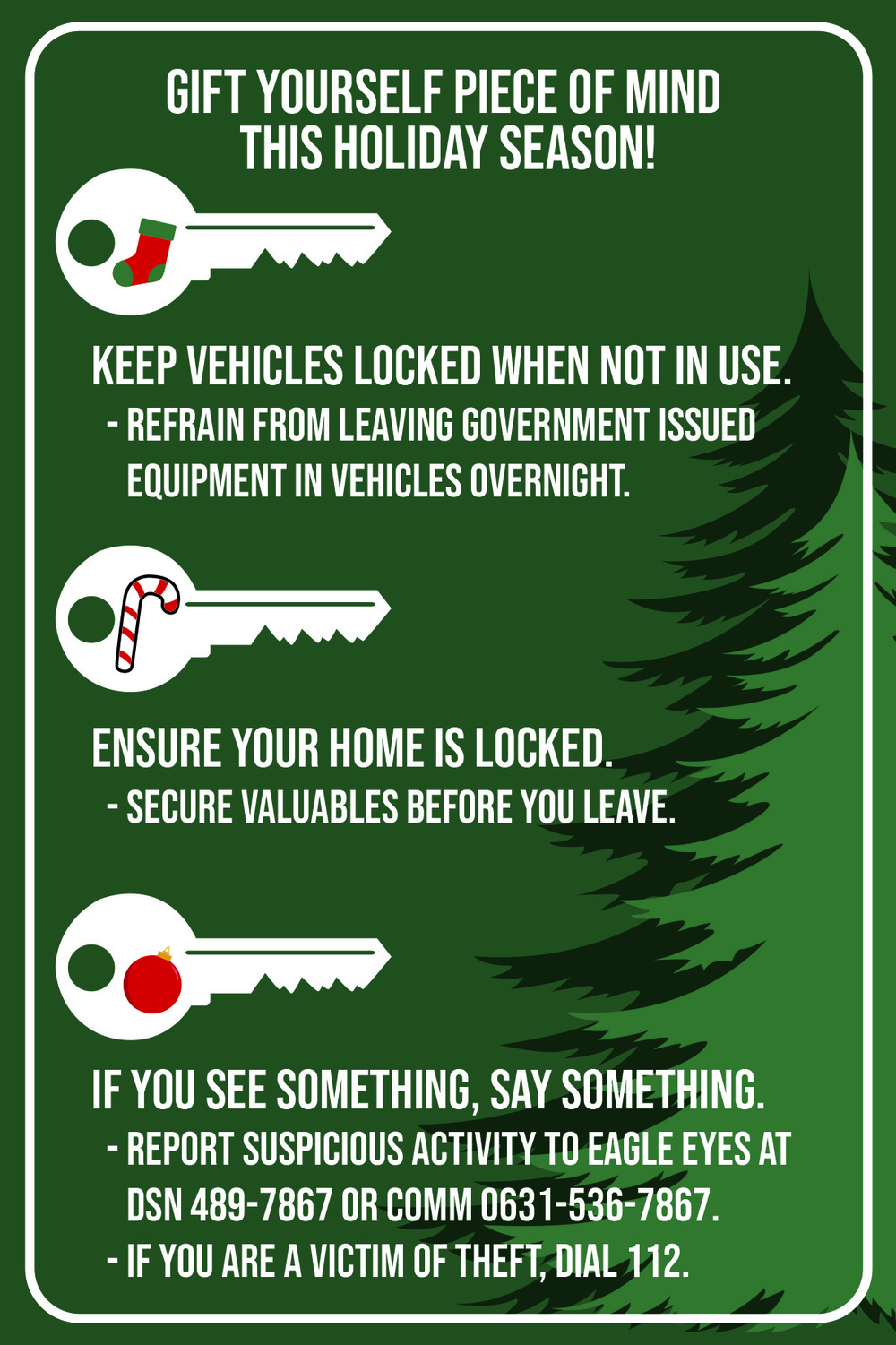 Staying safe for the holidays