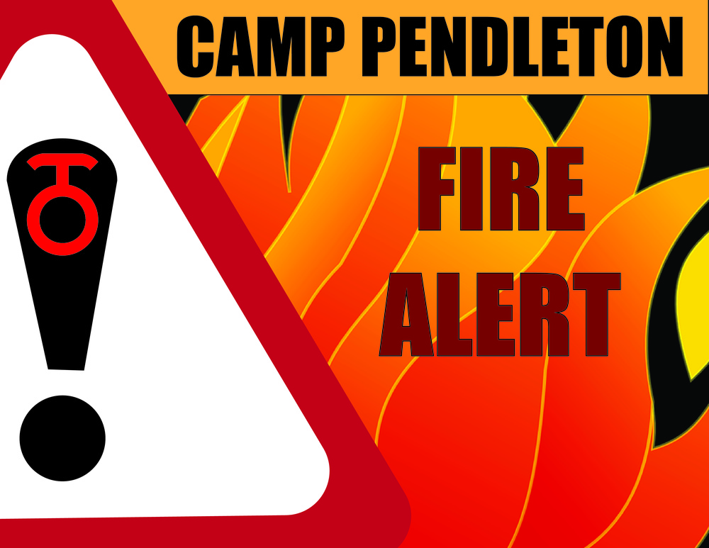 Camp Pendleton Fire Alert