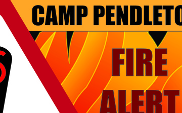 Camp Pendleton Fire Alert