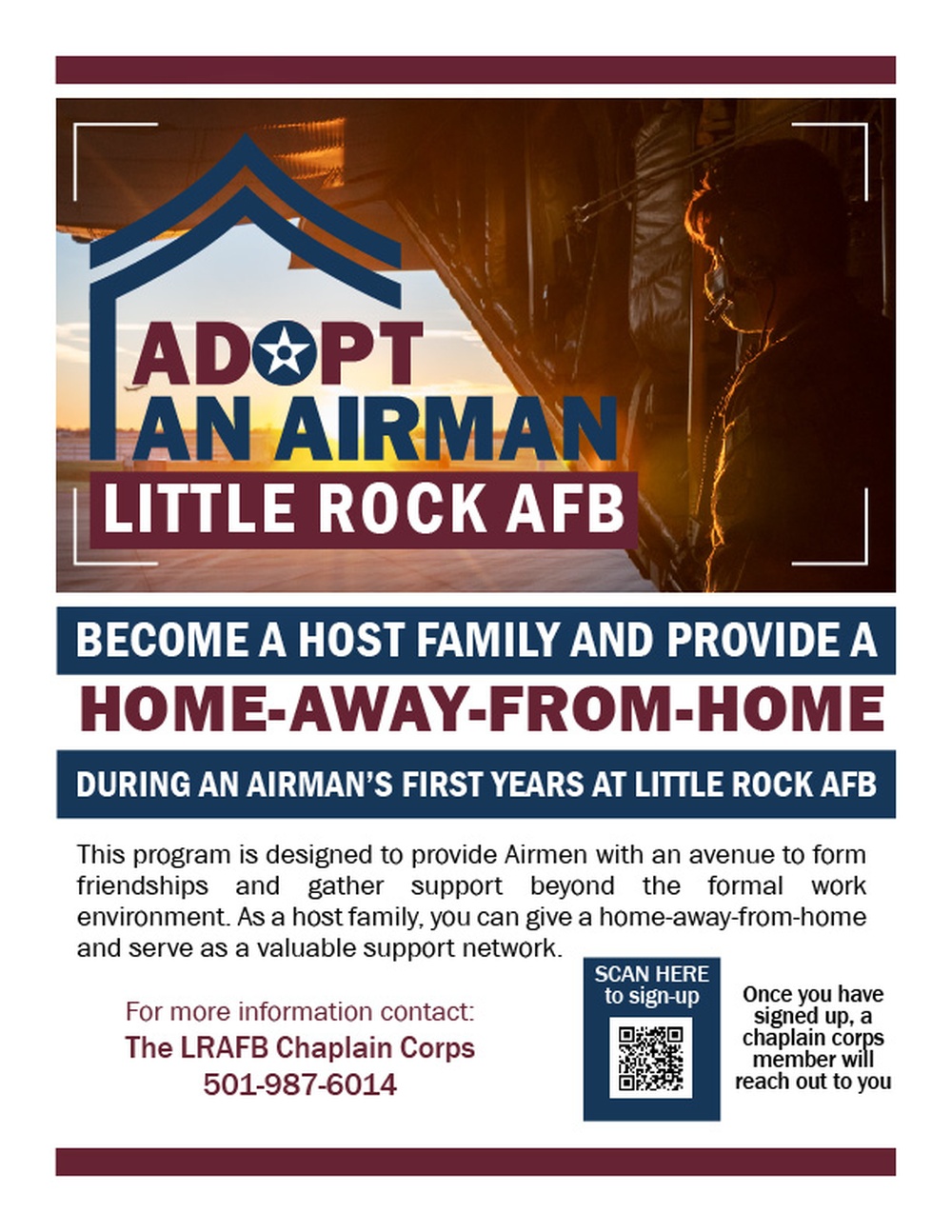 Little Rock Air Force Base offers Adopt an Airman