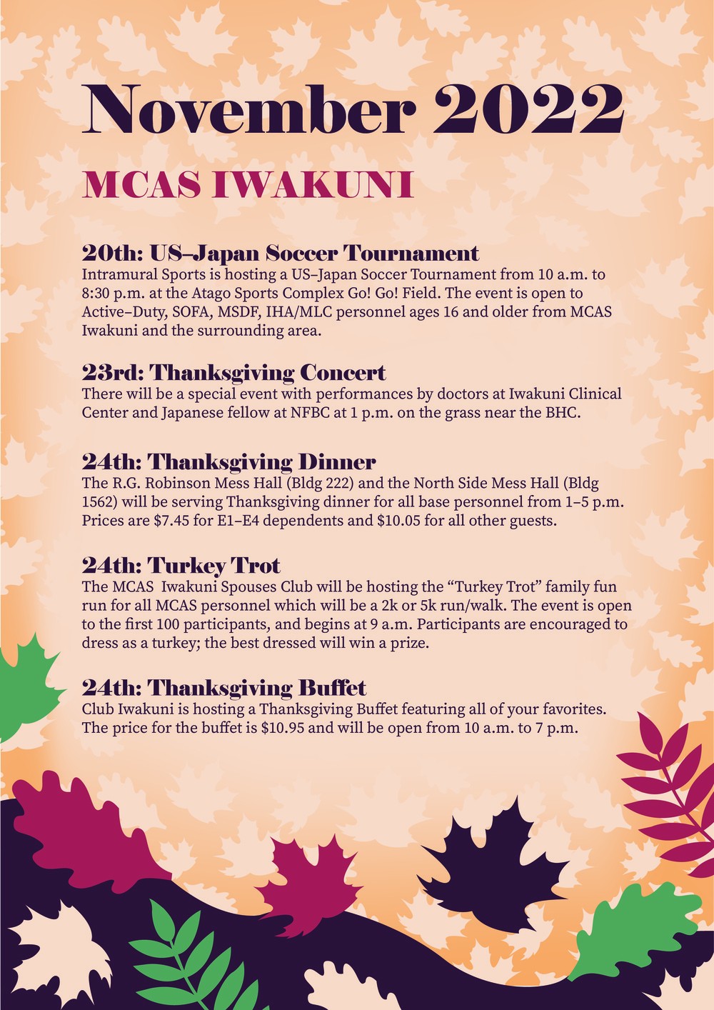 MCAS Iwakuni November Bulletin