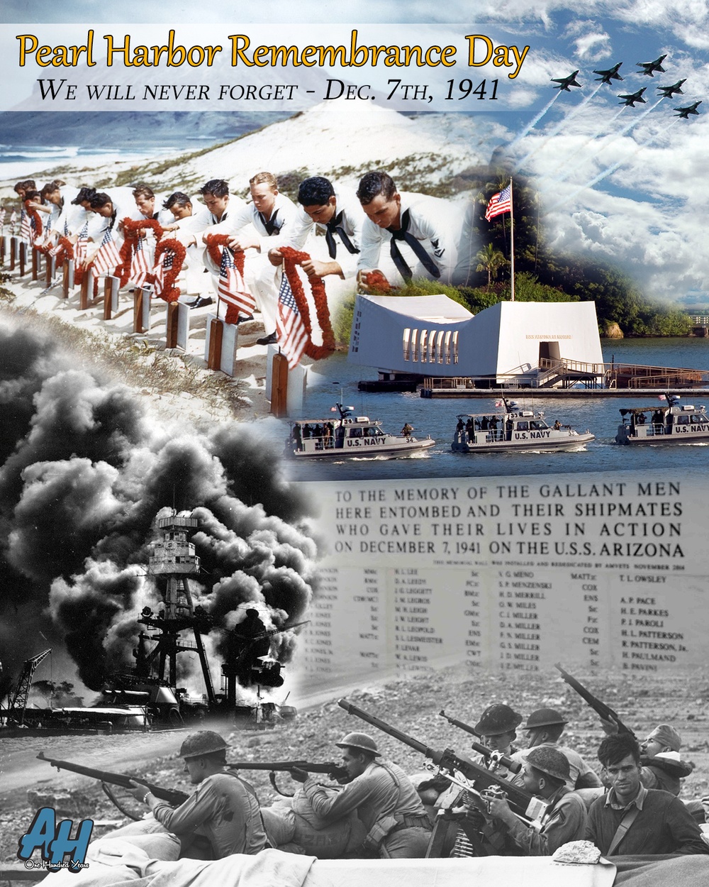 Pearl Harbor Remembrance graphic 2022