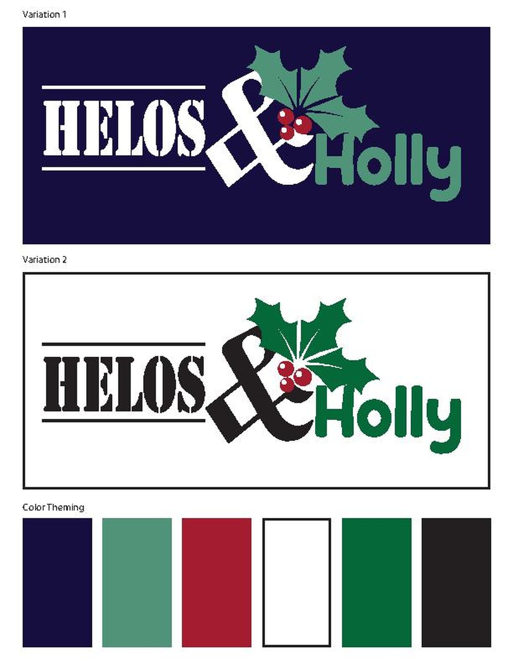 Helos &amp; Holly Logo