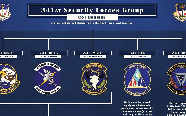341st MW Visual Information Organizational Chart