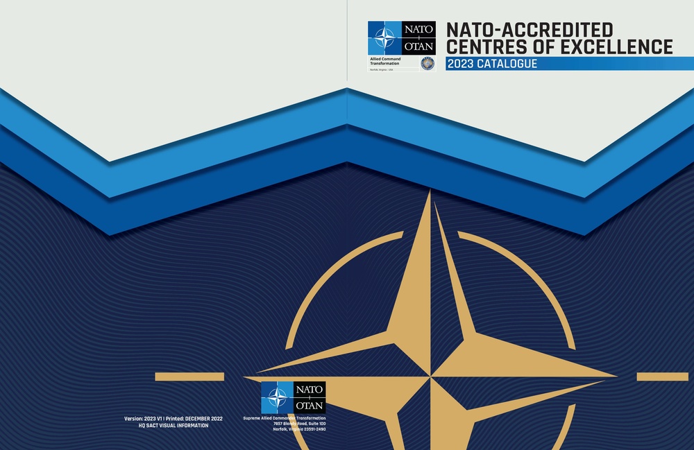 2023 NATO-Accredited Centres of Excellence Catalogue Cover