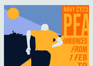 US Navy 2023 PFA Cycle Announcement Poster