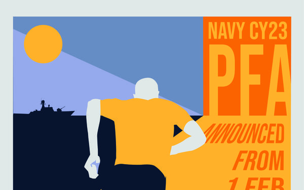 US Navy 2023 PFA Cycle Announcement Poster