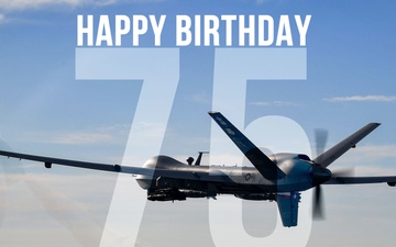 USAF 75th Birthday Social Media Graphic