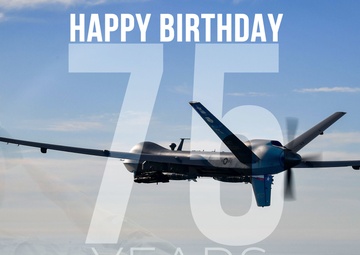 USAF 75th Birthday Social Media Graphic