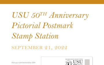 USU 50th Anniversary Pictorial Postmark Poster