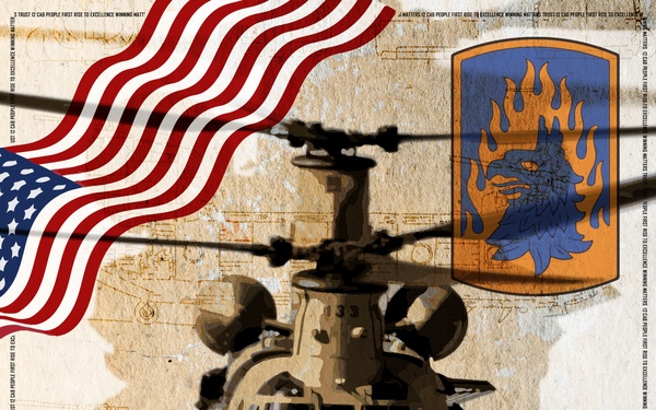 U.S. Army CH-47F Chinook Helicopter pop-up display board