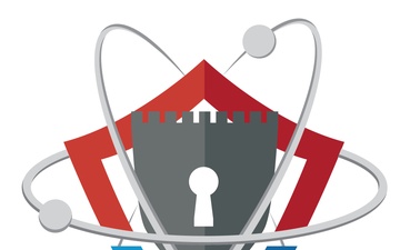 Cybersecurity Critical Networks Defense Logo Mark