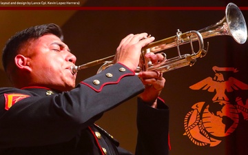 U.S. Marine Corps musician in the military occupational specialty