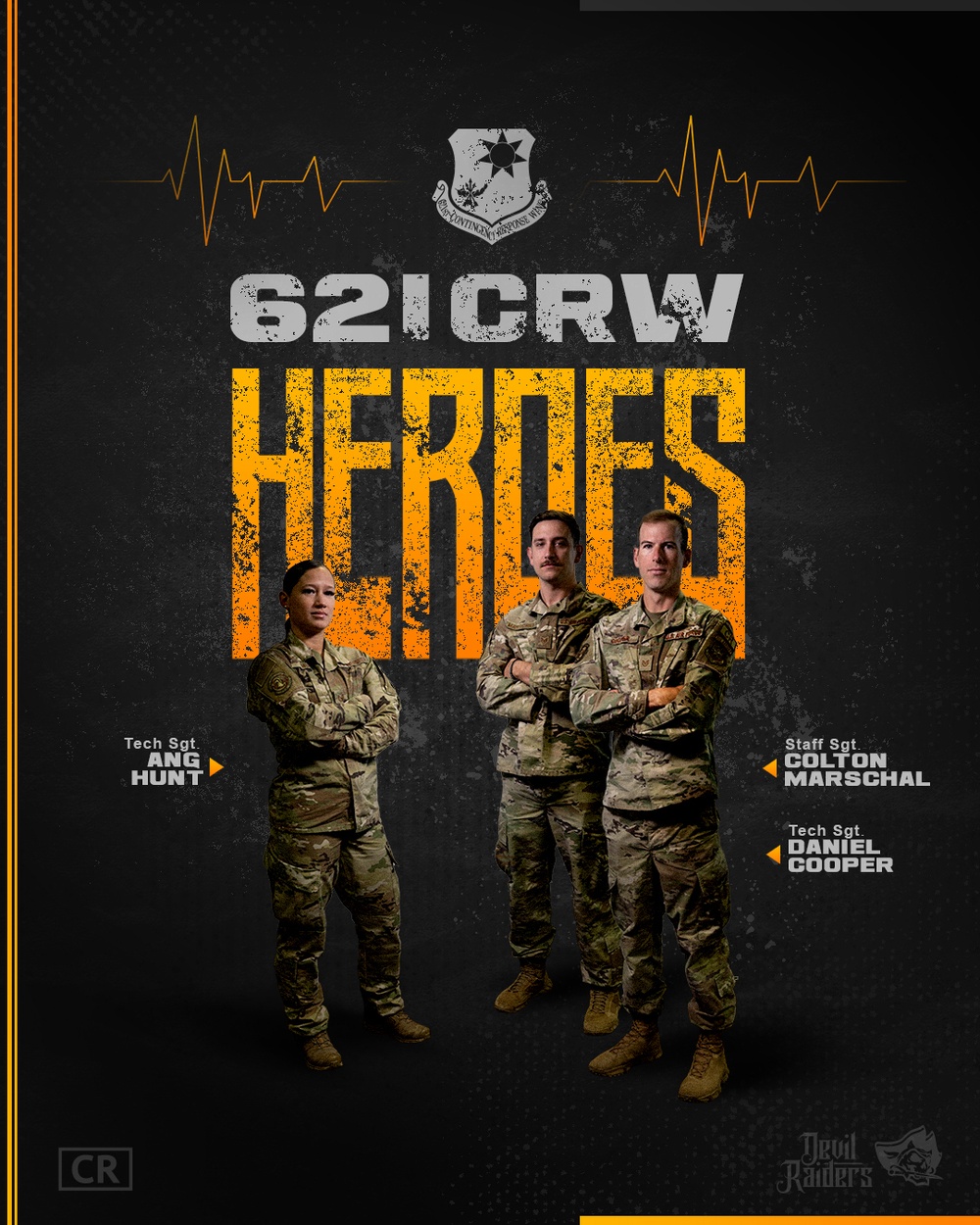 621st Contingency Response Wing Heroes Graphic