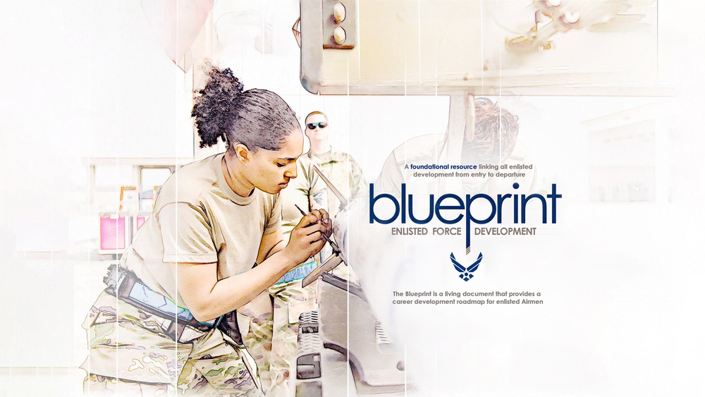 Enlisted Force Development Blueprint promotional graphic