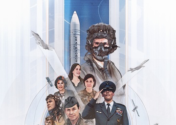 Air Force 75th Anniversary Commemorative Poster: Air Force Firsts