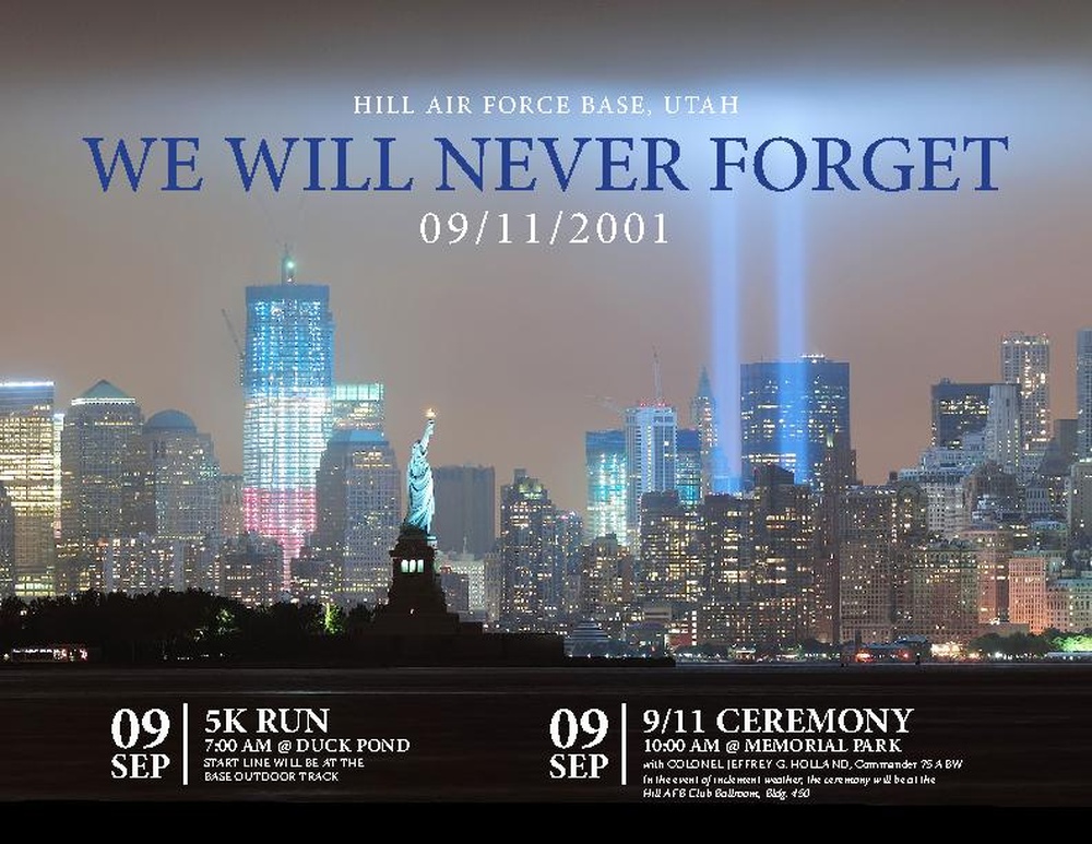 9/11 Event Flyer - Hill AFB, UT