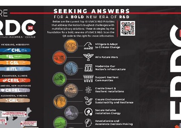 Engineer Research and Development Center Tri-fold Brochure