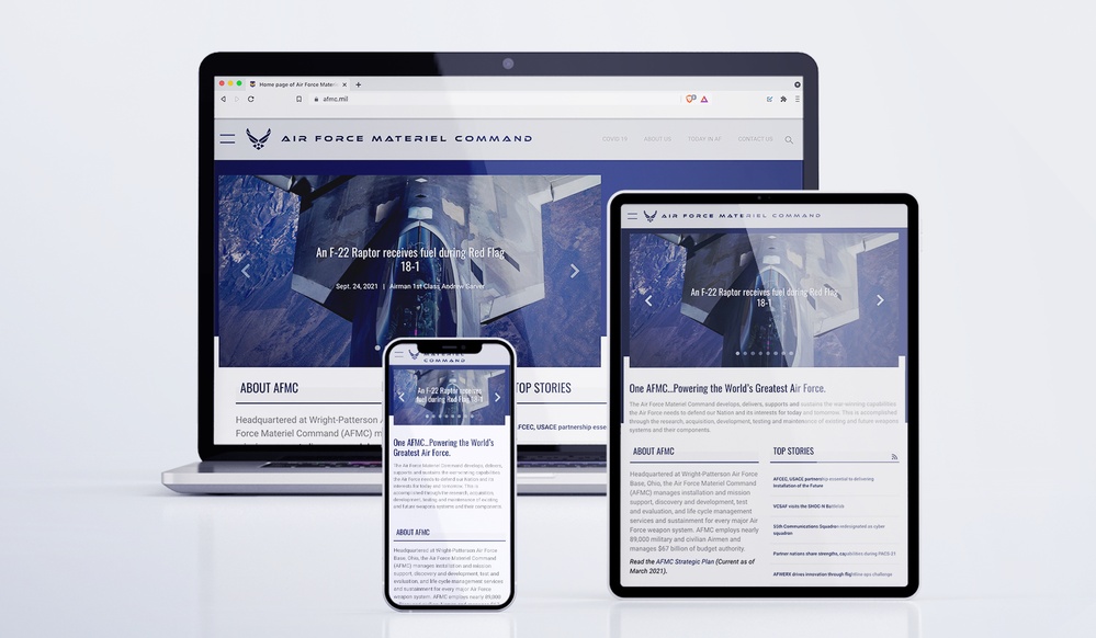 Theme Design for the U.S. Air Force 330+ U.S. Air Force Official Websites.