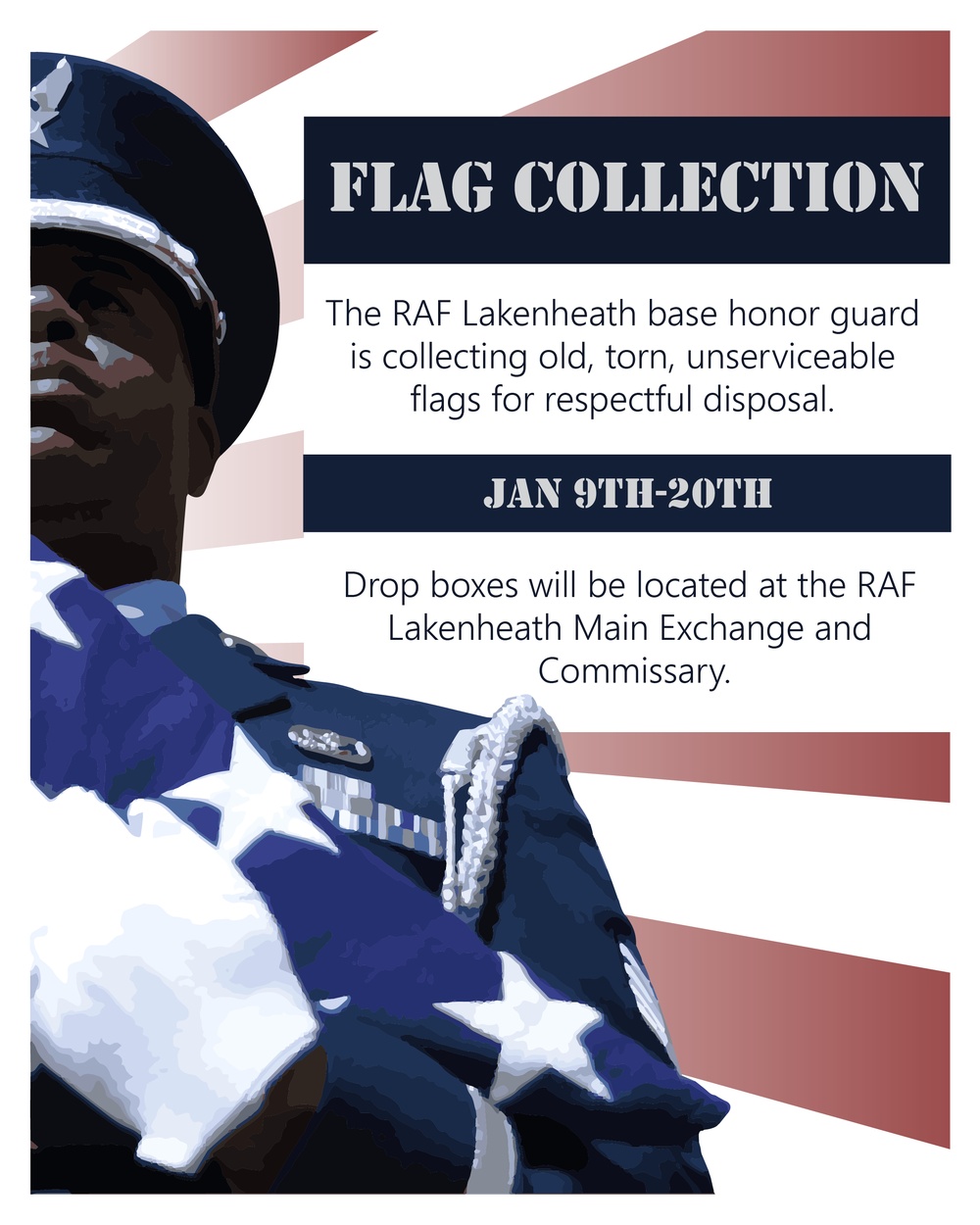 48th Fighter Wing base honor guard flag collection