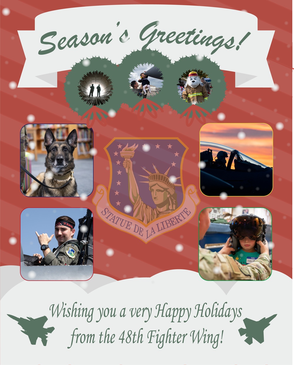 48th Fighter Wing holiday card