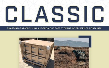 Charging-capable Li-ion Autonomous Safe Storage Inter-service Container (CLASSIC) Fact Sheet