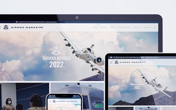 Original responsive theme design for Airman Magazine and the U.S. Air Force 330+ websites