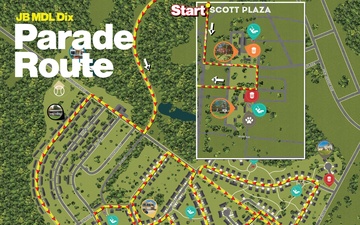 Fire Prevention Week Parade Route Map