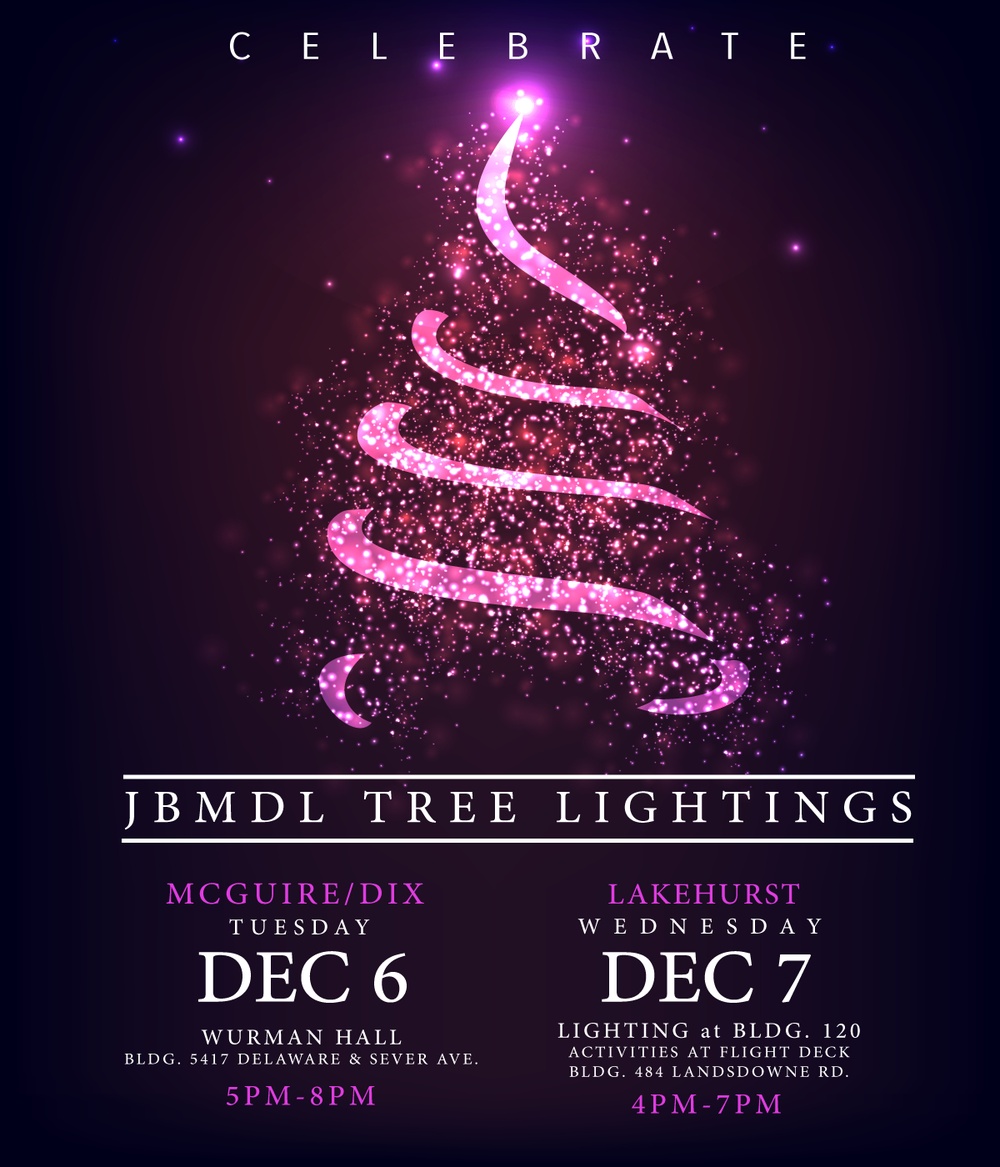 Joint Base McGuire-Dix-Lakehurst Tree Lighting Graphic