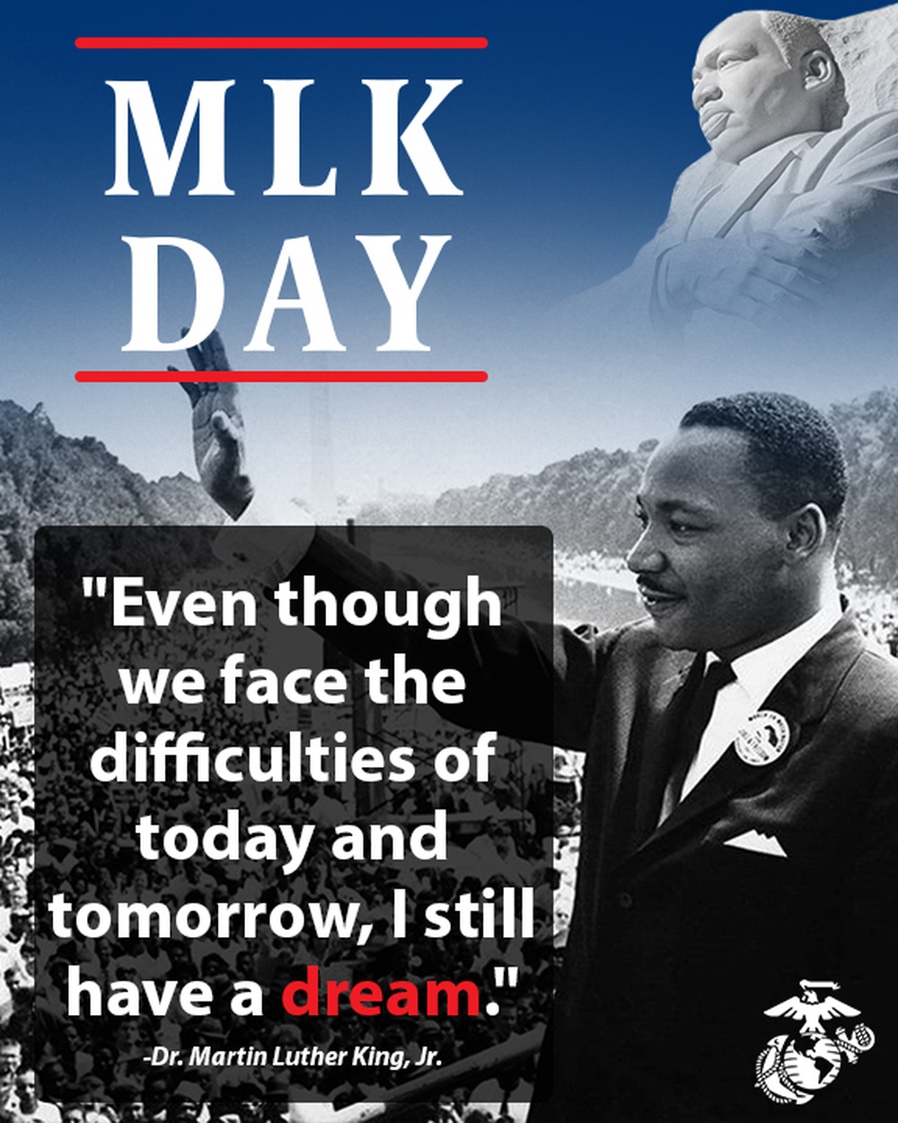 Martin Luther King Day Graphic 2023